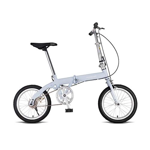 Vélos pliant : Xiaoping Vélo Pliant Adulte Jeunes Hommes et Femmes Ultra léger Portable 16 Pouces Petit vélo (Color : 2)