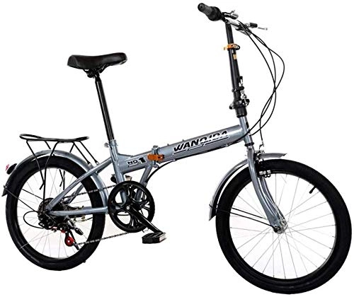 Vélos pliant : xiaoxiao666 pour Adultes Adolescents Ville Pays Rue vélo de croisière au Lieu de Marcher Bus 20 Pouces vélo Pliant avec vélo Pliant à Vitesse Variable pour Adultes
