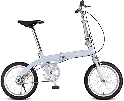 Vélos pliant : XIUYU Vélo Pliant Adulte Jeunes Hommes et Femmes Ultra léger Portable 16 Pouces Petit vélo (Color : 2)