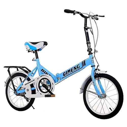 Vélos pliant : YOUSR 16 Pouces, Vélo Pliant 20 Pouces, Vélo Pliant, Système De Pliage Rapide, Vélo Pliant Vélo Pliant Variable Speed ​​Kids Vélo Pliant Blue 16inches