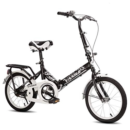 Vélos pliant : YYSD Vélo Pliant 20 Pouces Simple Vitesse Amortisseur Vélo Portable Léger Pliable Vélo pour Étudiants Hommes Femmes - 4 Couleurs