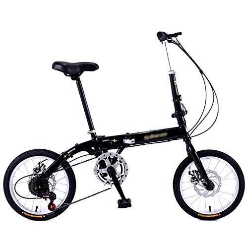 Vélos pliant : YYSD Vélos Pliants à 6 Vitesses Vélo Ultra Léger Portable pour Étudiant Adulte avec Freins à Double Disque, Vélo D'amortissement