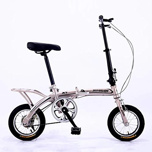 Vélos pliant : ZDXC Vélo Pliant 12 Pouces Vélo Étudiant Adulte Vélo Pliable Compact Mini Vélo Pliant Léger pour Travailler Vélo Scolaire