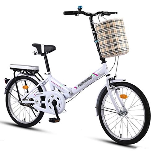 Vélos pliant : ZDXC Vélo Pliant avec Support, Mini Vélo Portable Femme Adulte Ultra Léger Vélo Urbain Petit Étudiant Mâle Vélo Dames Cruiser Vélo, 16 Pouces / 20 Pouces