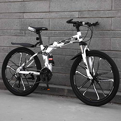 Vélos pliant : ZRN Vélo de Montagne Pliable vélo de Route 21 Vitesses Engrenages vélo Frein à Disque mécanique en Plein air Sport Cyclisme vélo vélos d'exercice