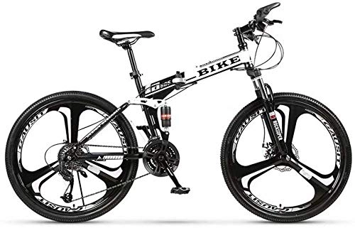 Vélos pliant : ZXL VTT Mountainbike Novokart-Pliable 24 / 26 Pouces, VTT Vélo avec 3 Roues Cutter, vélo de Route (Color : 24-Stage Shift, Size : 26inches)