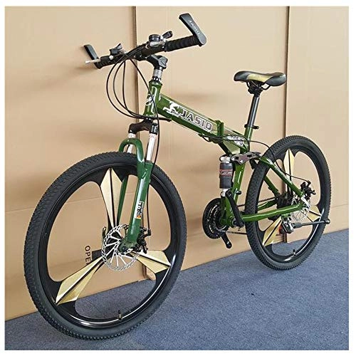 Vélos pliant : ZZTHJSM Vlo Pliable, Bicyclette Enfant, Vlo de Ville Femme, Velo Pliable Leger, Vlo Pliant Adulte, It is Used for Adult Children to Exercise Outdoor Sports, Green 24 Speed, B