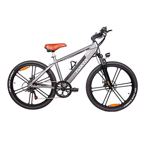 Vélos électriques : 26inch Fat Tire vélo électrique 350W 48V Neige E-Bike Shimano 6 Vitesses Plage Cruiser Hommes Femmes Montagne E-Bike Pedal Assist, Freins à Disque hydraulique Batterie au Lithium