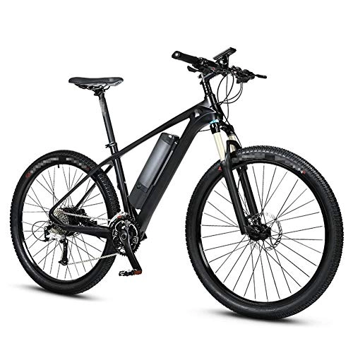 Vélos électriques : 27, 5" E-Bike, Vélo de Montagne électrique Matériau en Fibre de Carbone avec Amovible Batteries Lithium-ION 36V 10.5Ah Super Endurance 230 km pour Hommes Femmes