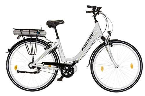 Vélos électriques : 28pouces Fischer E-Moteur central City Pedelec Shimano 7vitesses Argent 36V B-Ware