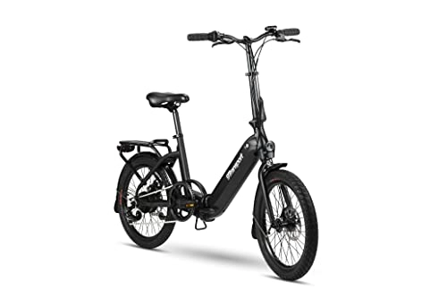 Vélos électriques : 9TRANSPORT E-Bike, Vélo Eléctrique Noa Pliable, Moteur 250W, 25 km / h Batterie 36V 10Ah, Couleur Noir