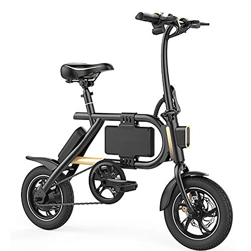 Vélos électriques : AI CHEN Bicyclette lectrique Pliable cyclomoteur Mini gnration Adulte Conduite vlo Vie du Batterie du Scooter 25KM