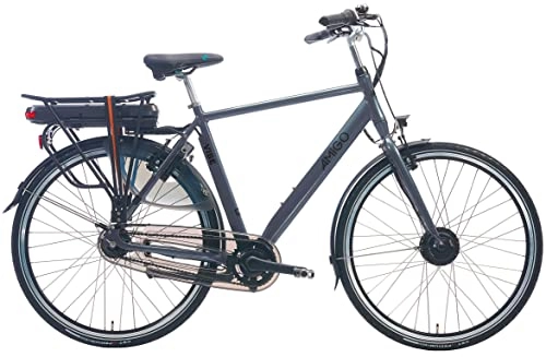 Vélos électriques : Amigo E-Vibe S2 - Vélo électrique pour homme - Vélo électrique 28" - Vélo pour homme avec Shimano 7 vitesses - Convient aux enfants de 175 à 180 cm - Anthracite