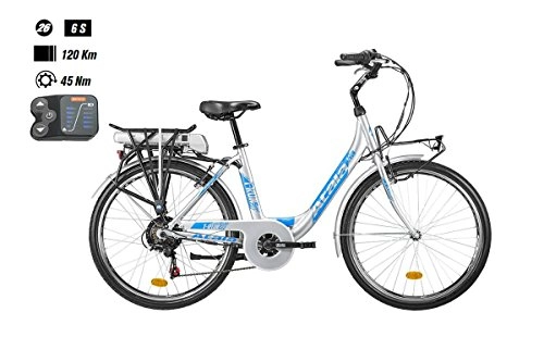 Vélos électriques : Atala vlo lectrique T-Run 40026"6-velocit taille 45bafang 418WH 2018(City Bike lectriques) / e-bike T-Run 400266-speed Size 45bafang 418WH 2018(City E-Bike)
