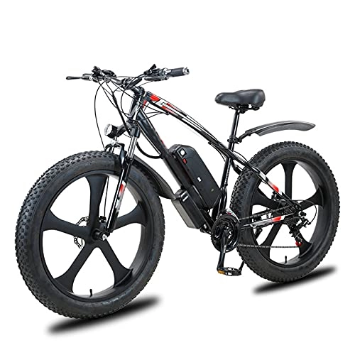 Vélos électriques : BAHAOMI Vélo Électrique 26" 21 Vitesses Vélo de Montagne électrique pour Adultes 48V 13Ah Batterie au Lithium Amovible 1000W Vélo électrique Freins à Double Disque Commute Ebike, Noir