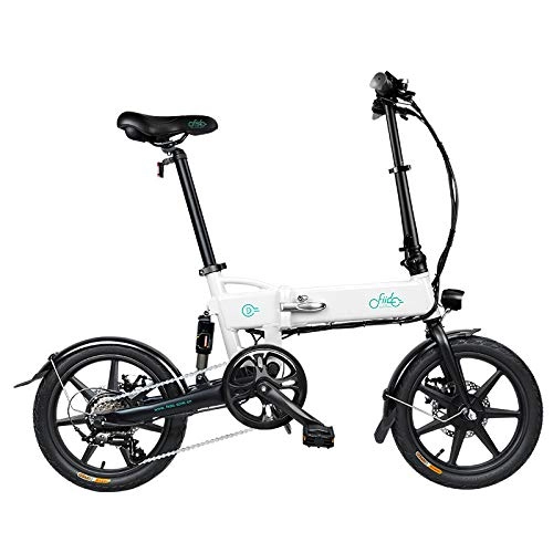 Vélos électriques : Bento E-Bike, 16 Pouces vlo lectrique vlo Pliable 250 W Watt Moteur 6 Vitesses Manuelle vlos lectriques pour Adultes trafic Urbain, Noir