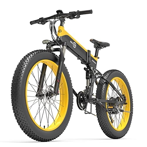 Vélos électriques : Bezior X1500 26 Pouces VTT Electrique pour Adultes 48 V, Shimano 9 Vitesses