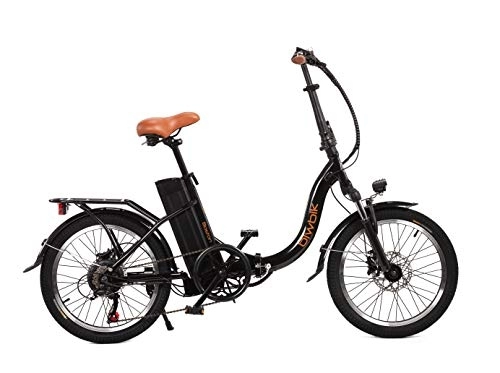 Vélos électriques : Biwbik Boston Vélo électrique Pliant (Noir 12Ah)