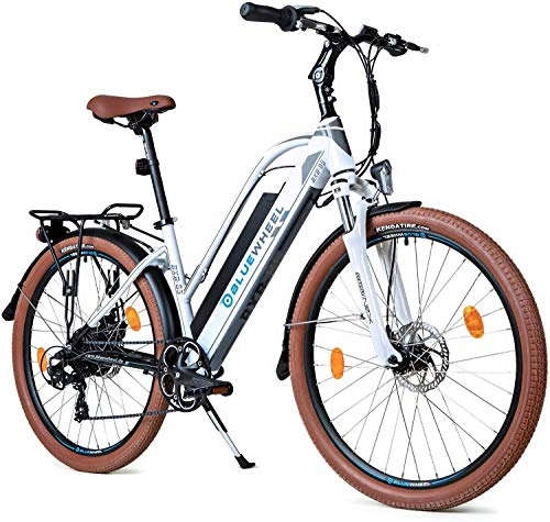 Vélos électriques : Bluewheel BXB85 26 Pouces e-Bike pour Femmes 16Ah - Marque de qualité Allemande - Pédale électrique Conforme à l'UE avec Application (16 Ah Batterie)