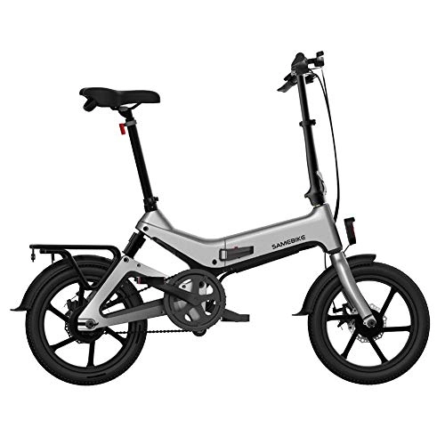 Vélos électriques : bouncevi Vélo Électrique, Samebike 16"vélo Électrique Pliable 36V 7.5Ah Batterie Au Lithium Intégrée Vélo