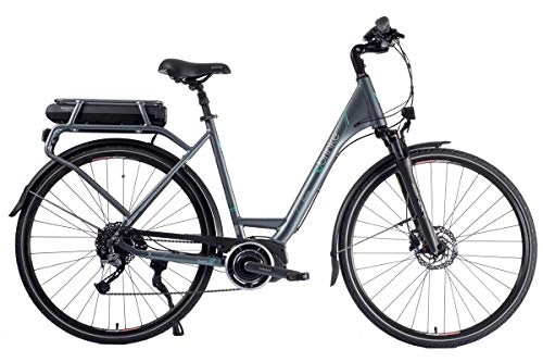 Vélos électriques : Brinke Vélo électrique Elysee 2 ALIVIO (Gris, M)