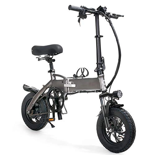 Vélos électriques : CYC 12 Pouces Repliable pour Vélo électrique Vélo Adulte avec Batteries Lithium-ION 48v 8ah Moteur 250w Vitesse Jusqu'à 25 Km / h 3 Modes de Conduite Vélo de Montagne pour Adulte Femme / Homme