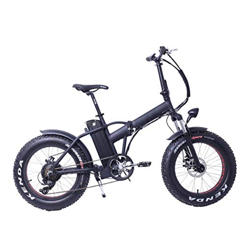 Vélos électriques : CYGGL Vélo électrique de Montagne Pliable 20 Pouces, Batterie Lithium-ION Amovible, Freins à Disque, écran LCD, 30 km / h, autonomie de 20 à 55 km, 6 Vitesses