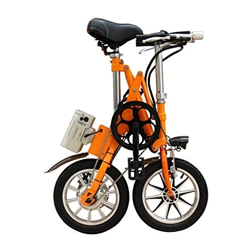 Vélos électriques : CYGGL Vélo électrique Pliant électrique Trois terrains, Batterie Lithium Amovible, Frein à Disque, 14 Pouces, 25 km / h, autonomie de 30 à 35 km