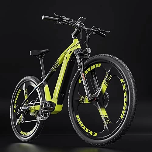 Vélos électriques : Cysum M520 Vélo électrique pour Homme, 29 Pouces Mountain ebike 48 V / 14Ah Batterie au Lithium, 25 km / h, Shimano 7 Vitesses, Freins à Disque, (Vert)