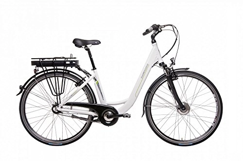 Vélos électriques : E-Bike City Wave White 2018, 28" (71, 12 cm)