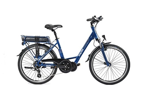 Vélos électriques : EASYBIKE Velo Electrique Easymax M16-D8 Bleu Marine 24'