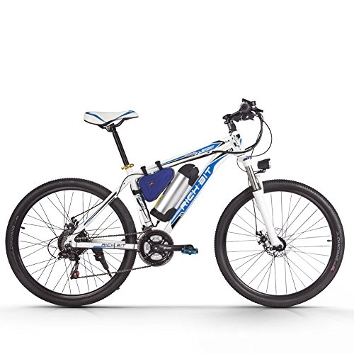 Vélos électriques : eBike_RICHBIT 006 Vlo lectrique E-Bike Vlo de Ville Vlo de Banlieue Vlo avec Batterie Lithium-ION Amovible de 36V (Bleu)