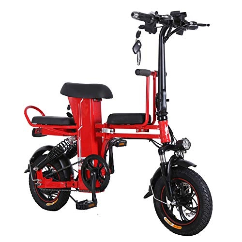 Vélos électriques : Electric Folding Bike, Y&D Lightweight and Aluminum Folding Bicycle with Pedals, Power Assist and 10Ah~25Ah Lithium ION Battery; Electric Bike with 12 inch Wheels and 350W Motor, 25km / h Max Speed