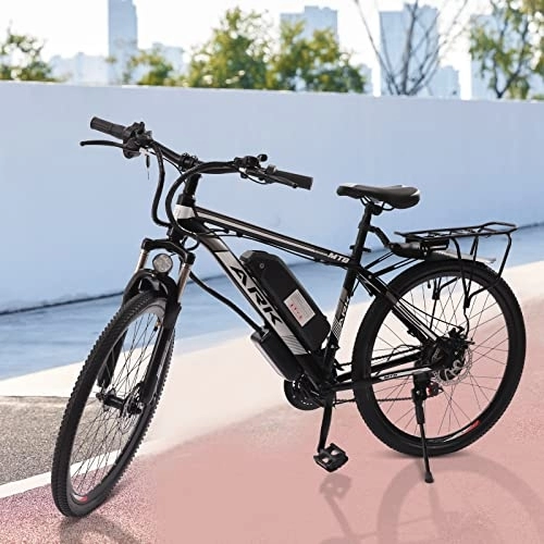 Vélos électriques : Esyogen Vélo électrique 26 pouces Vélo de montagne Pliant, Vélo Électrique, Avec Affichage LED Et Tablette Et Planche De Boue, Les Kilomètres Sont 20-30Km