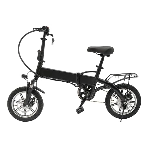 Vélos électriques : Esyogen Vélo électrique de 14" - Vélo électrique pliable - Pour garçons, filles, femmes et hommes, freins à disque avant et arrière, trois modes de conduite, moteur de 250 W