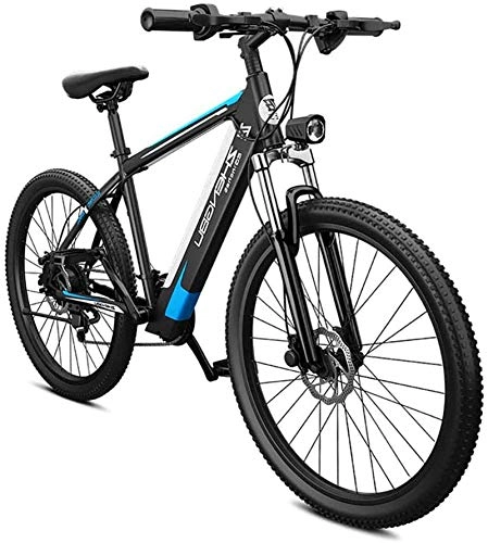 Vélos électriques : Fangfang Vélos électriques, 26" eBikes for Adultes électrique 27 Vitesses Vélo de Montagne 400W 48V Amovible Batterie Lithium-ION, Double Disque de Frein, siège Confortable, Bicyclette