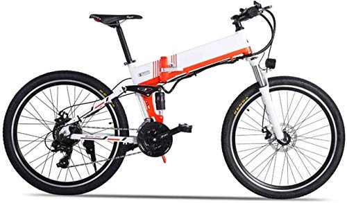 Vélos électriques : Fangfang Vélos électriques, 26" Electric Mountain Bike en Alliage d'aluminium 48V 12.8AH Batterie au Lithium 500W Montagne Faire du vélo, Vitesse 21 Vitesses, XOD Huile de Frein, Bicyclette