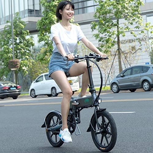 Vélos électriques : FIIDO Vélo électrique D2S - 40, 6 cm - Pratique - Pliable - Avec batterie au lithium 36 V 7, 8 Ah - Vitesse maximale : 25 km / h, moteur de 250 W - Vélo électrique - Outil - Portée jusqu'à 60 km