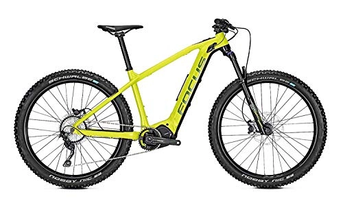 Vélos électriques : Focus Confiture ² HT 6.8 Plus Shimano Étapes Électrique Tous Mountain Vélo 2019 - Citron Vert, L / 47cm