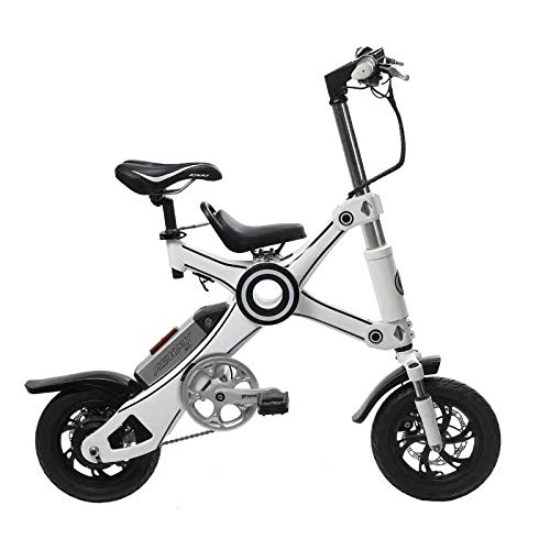 Vélos électriques : Folding Electric Car Commuters Travel Power Mini Car Battery Adult Parent-Child Electric Bicycle