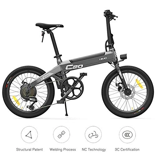 Vélos électriques : Fy-Light Vélo Électrique Himo Pliable Léger 20 E-Bike Sport de Montagne avec Batterie Au Lithium 36V 10Ah Shifter 6 Vitesses pour Adultes