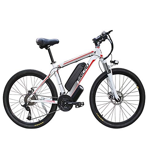 Vélos électriques : FZYE 26 Pouce Vélos électriques Hors Route, 48V / 13A / 1000W Lithium-ION Montagne Boost Bicyclette Cyclisme Vélos, Rouge
