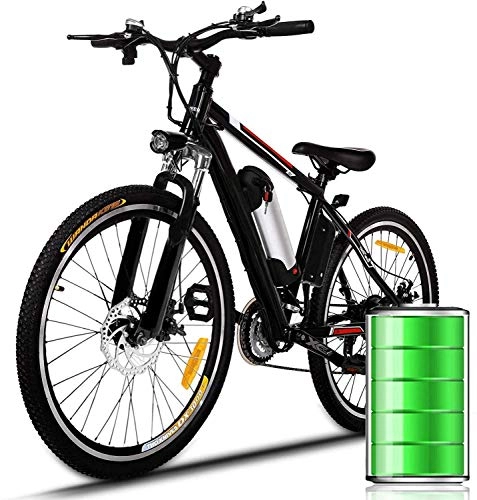 Vélos électriques : GBX Vlo lectrique Adulte, Vlo de Roue de 26 Pouces En Alliage D'Aluminium 36V 8Ah Batterie Au Lithium Vlo de Montagne, 21 Vitesses