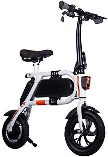 Vélos électriques : GJJSZ Vélo électrique Pliant, Mini vélo électrique Adulte Deux Roues Mini pédale Voiture électrique avec éclairage LED Batterie au Lithium vélo en Plein air Aventure
