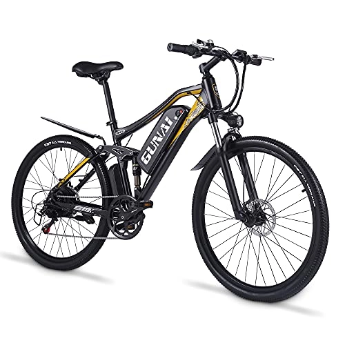 Vélos électriques : GUNAI Vélo électrique 27, 5 Pouces pour VTT Adulte 500W avec Batterie au Lithium-ION 48V 15AH