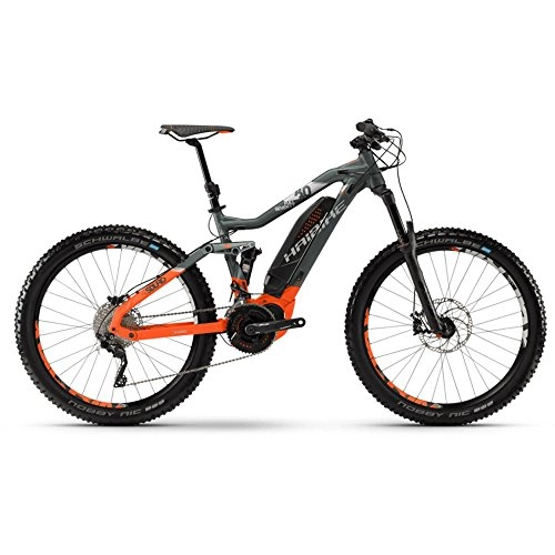 Vélos électriques : HAIBIKE sduro fullseven LT 8.0500WH de 20g XT 18HB yxc Olive / Orange / argent Mat RH48Taille L