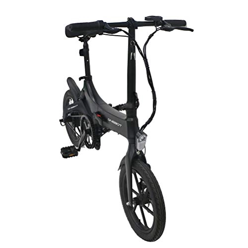 Vélos électriques : HAINIWER Vélo électrique Pliant, vélos électriques antidérapants Antichoc de Ville 250W 36V vélo électrique léger de 16 Pouces pour Adultes Hommes et Femmes