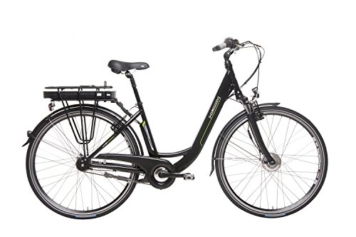Vélos électriques : HAWK Bikes E-Bike City Wave Black 2018, 28" (71, 12 cm)