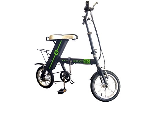 Vélos électriques : Helliot Bikes Neo01 Vlo lectrique Mixte Adulte, Non Vert