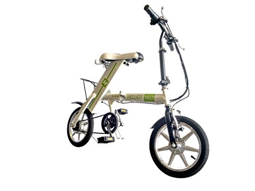 Vélos électriques : Helliot Bikes Neo03 Vlo lectrique Mixte Adulte, Eco Vert